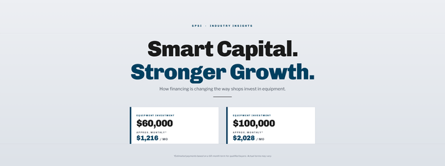 Why More Shops Are Financing Equipment Investments