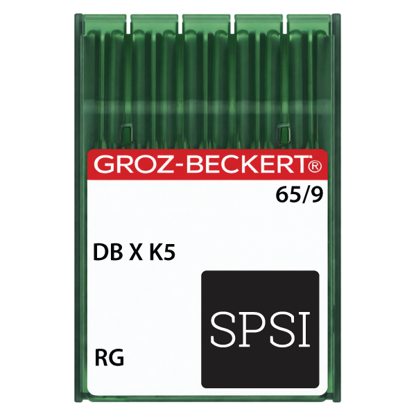 Groz-Beckert DBXK5 65/9 RG - Sharp Point - Large Eye - 100ct Needles
