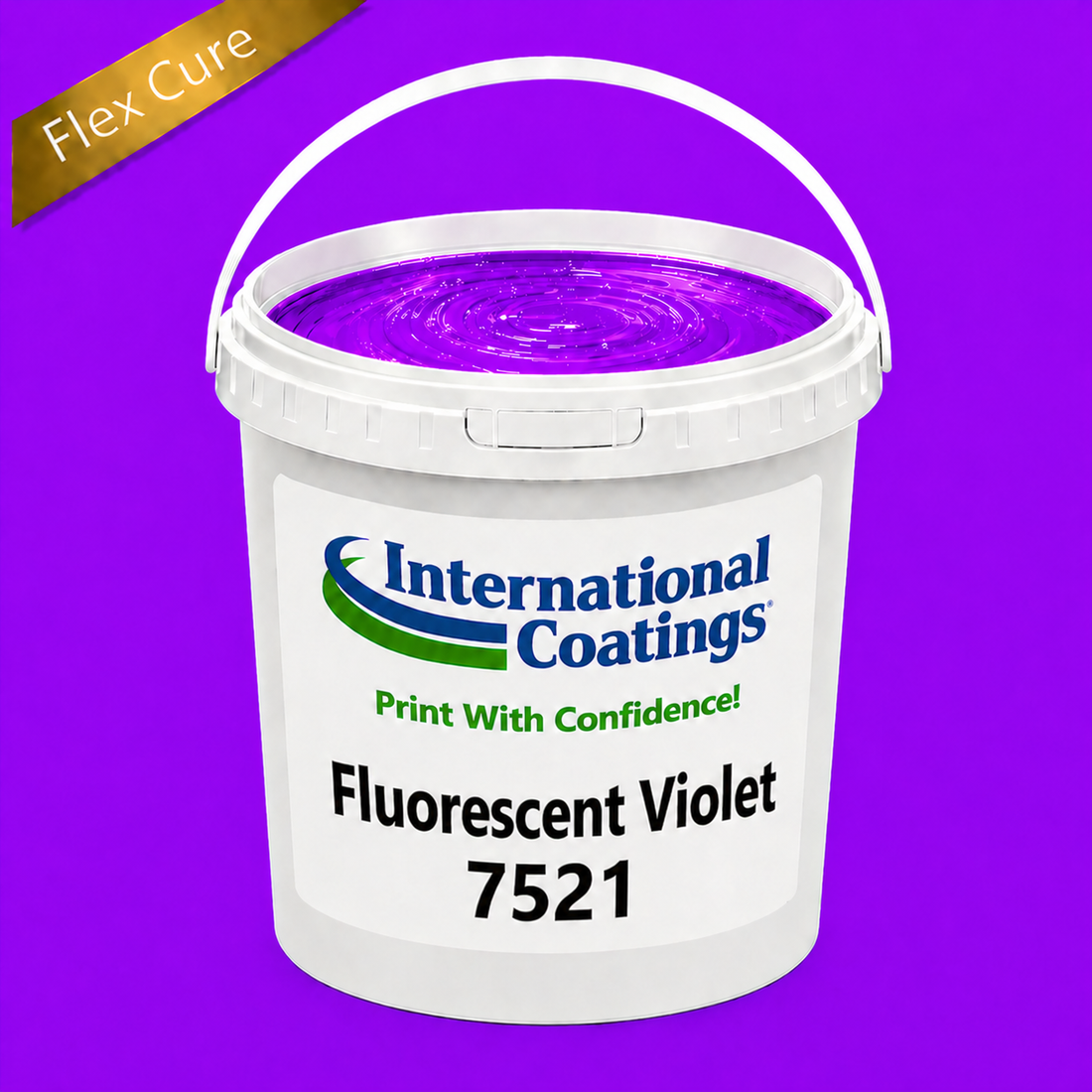 IC 7521 Fluorescent Violet UltraMix RFU FlexCure - 1 Gallon