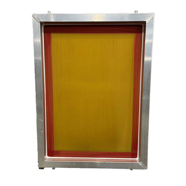 GSF 23" x 31" 150/48 Thin Thread Amber Mesh Alum Frame W/ MHM Pins