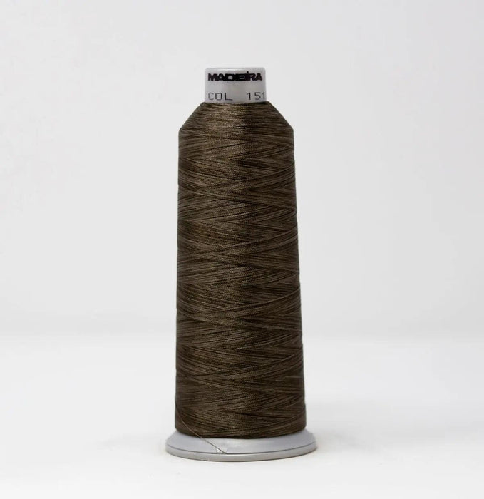 Madeira Polyneon 1513 Multi Brown Embroidery Thread 5500 Yards