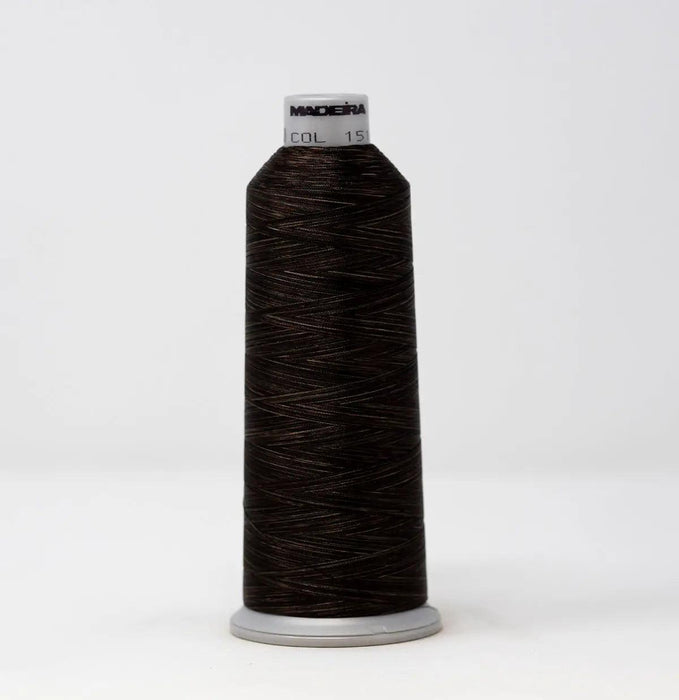 Madeira Polyneon 1514 Multi Brown Embroidery Thread 5500 Yards