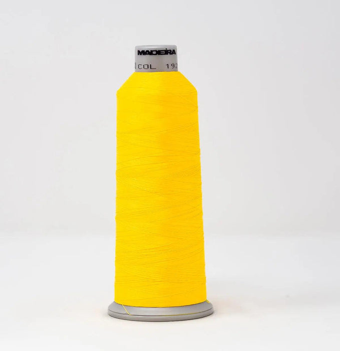 Madeira Polyneon 1925 Fluorescent Yellow Orange Embroidery Thread 5500 Yards