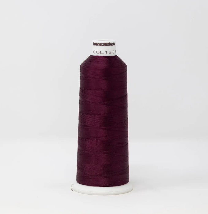 Madeira Rayon 1236 Plum Brandy Embroidery Thread 5500 Yards Madeira