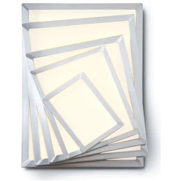 NT 20" x 24" 110 White Mesh Alum Frame