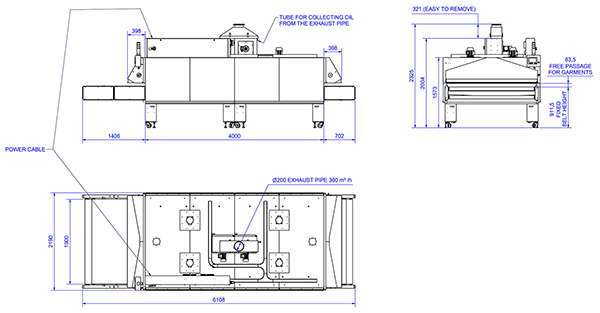Chiossi e Cavazzuti Poker 1900 - Split Belt Conveyor Dryer