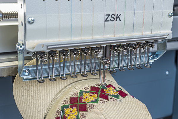 ZSK Racer 4S 4-Head 12 Needle Embroidery Machine