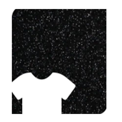 Siser Glitter 20" Heat Transfer Vinyl Black