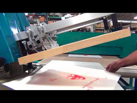 AWT Cameo Graphics Screen Printer Video